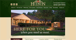 Desktop Screenshot of hudsonfuneralhome.com