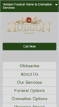 Mobile Screenshot of hudsonfuneralhome.com